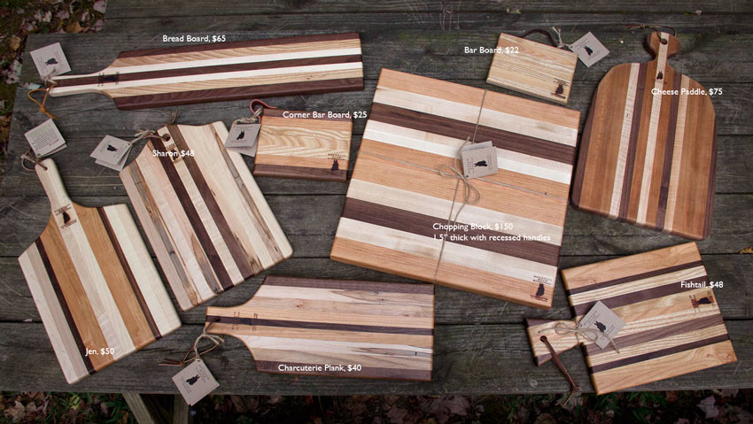 Mountain Mule Hardwoods Artisan Cutting Boards